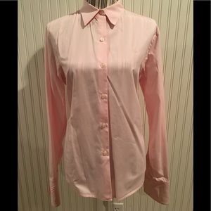 Ralph Lauren pink button down, EUC, size large